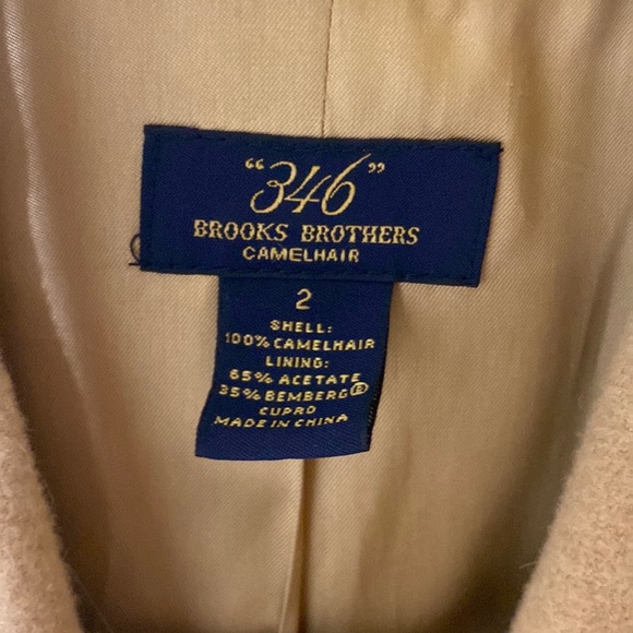 Brooks Brothers 346 Loro Piana Camel Hair Blazer 2 - Picture 4 of 9